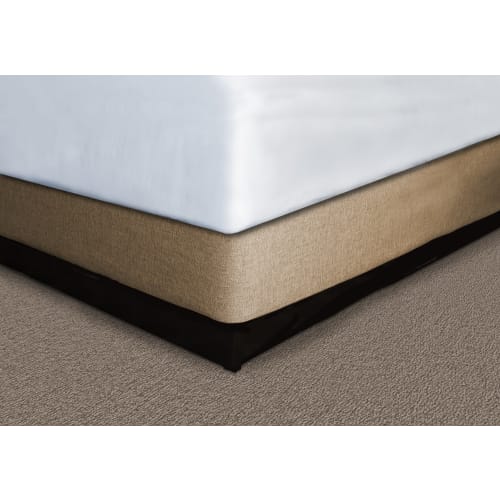 Designer Décor Contour Box Spring Wrap, PolyLinen Sawgrass, Full XL 9", 54x80x9, Caramel
